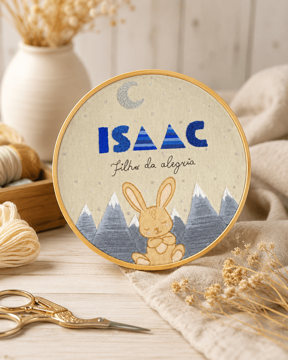 Bordados infantis personalizados da linha Isaac